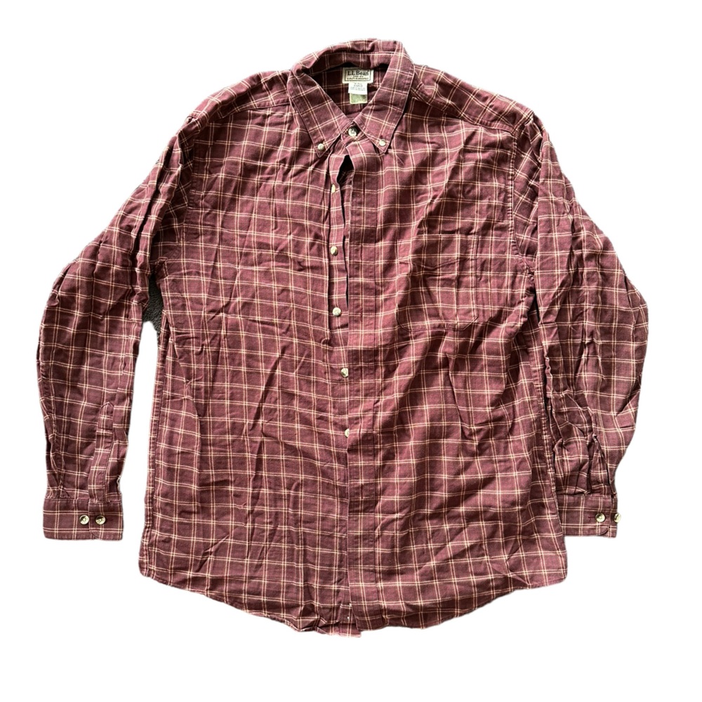 LL Bean Flannel Shirt - M